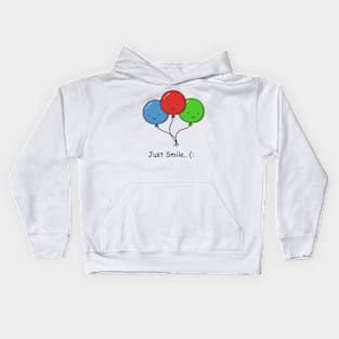 Just Smile (: Kids Hoodie